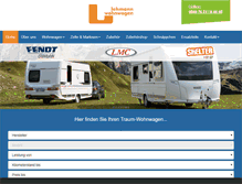 Tablet Screenshot of lehmann-wohnwagen.de